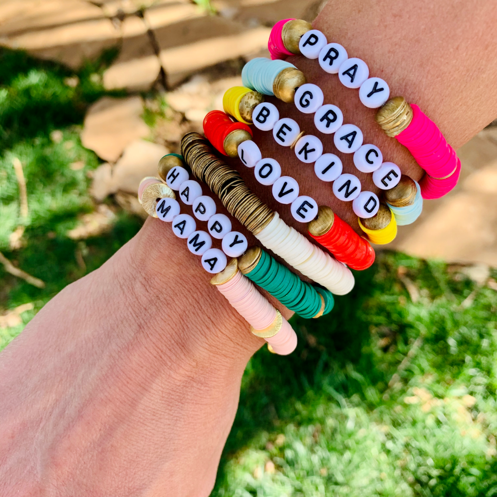 Buy Cute Summer Bead Festival Bracelets | Pink Pineapple